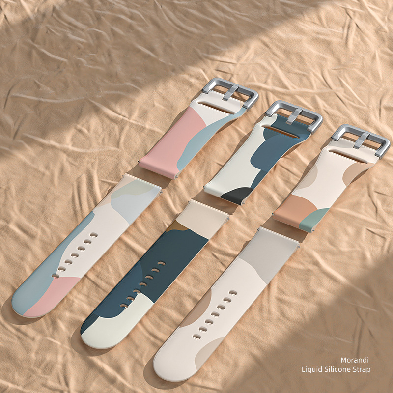 Dây Đeo Silicon Họa Tiết Cầu Vồng Cho Đồng Hồ Thông Minh xiaomi redmi watch 3 redmi watch 3