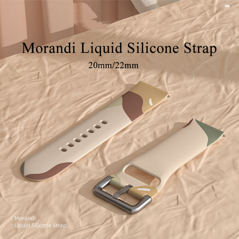 Dây Đeo Silicon Họa Tiết Cầu Vồng Cho Đồng Hồ Thông Minh xiaomi redmi watch 3 redmi watch 3