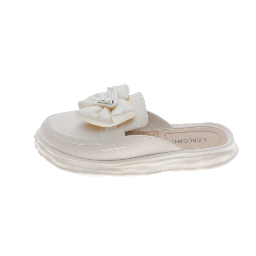 Thời Trang Dép Sandal Đế Dày Mềm Mại Đính Nơ Xinh Xắn Cho Nữ