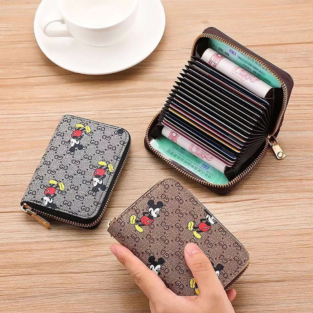Ví Đựng Thẻ Siêu Mỏng Phong Cách Âu Mỹ Cho Nữ Giá Đỡ