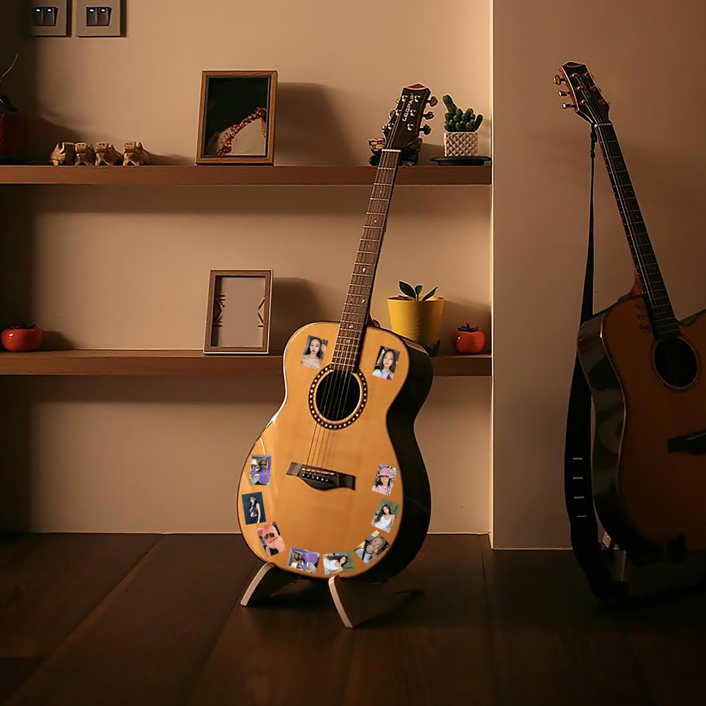 Bộ 53 Miếng Dán Trang Trí Laptop / Điện Thoại / guitar / Mũ Bảo Hiểm In Hình Nhóm Nhạc blackpink Xinh Xắn