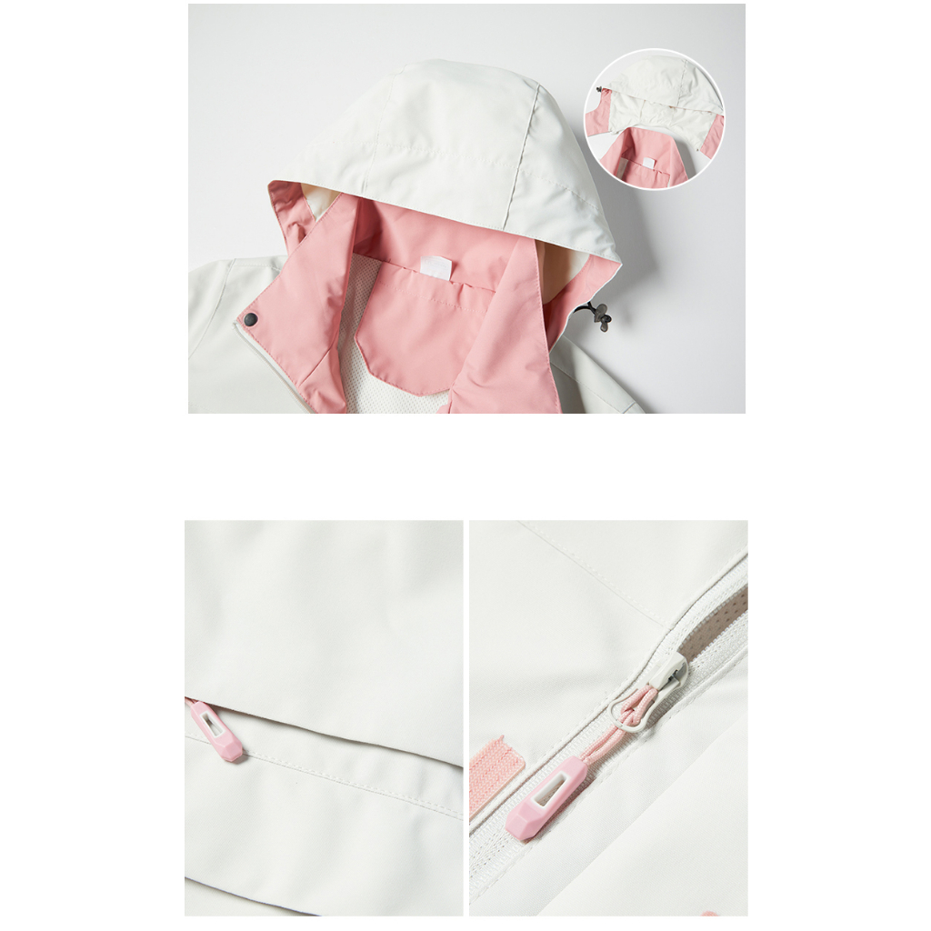 Voevoe Áo Khoác Thể Thao Có Mũ Trùm Chống Thấm Nước Thời Trang Dành Cho Nữ Và Nam