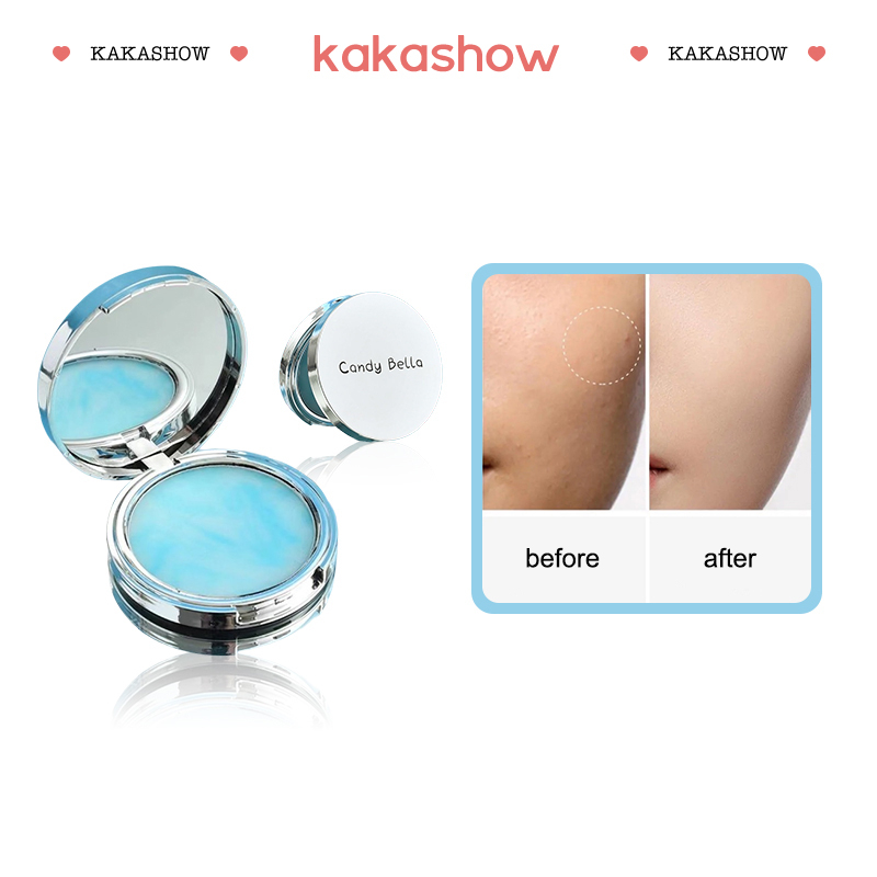 Kakashow Phấn che khuyết điểm dưỡng ẩm kiểm soát dầu chống thấm nước Phấn nén trang điểm dạng A556