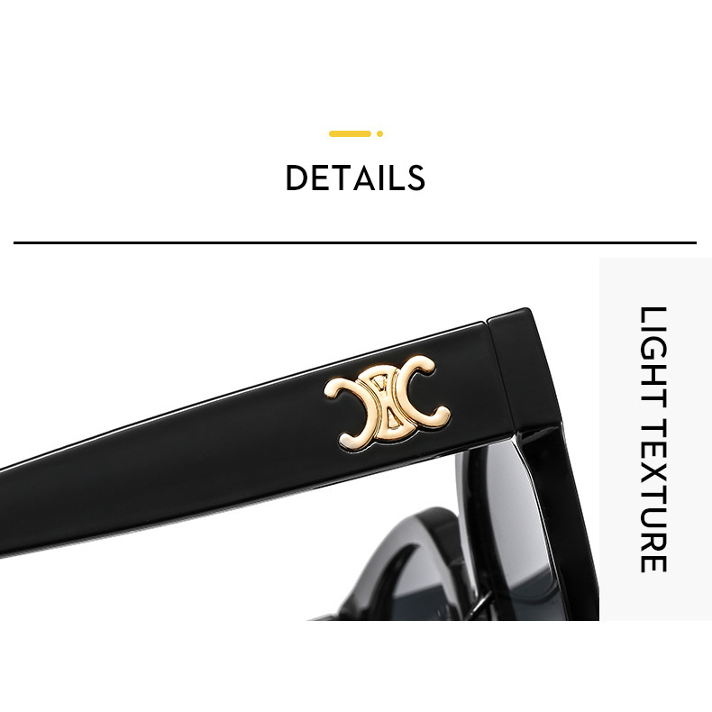 Kính Mát Gọng Vuông Chống Tia uv400 Phong Cách vintage Sang Trọng Dành Cho Nữ