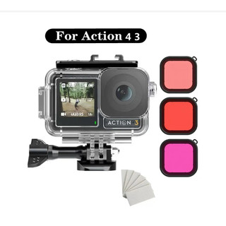 Vỏ bảo vệ chống thấm nước 45m cho dji osmo action 3 / dji action 4