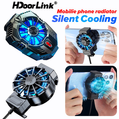 Hdoorlink Quạt Tản Nhiệt Chơi Game Điện Thoại Di Động Cho i-phone android