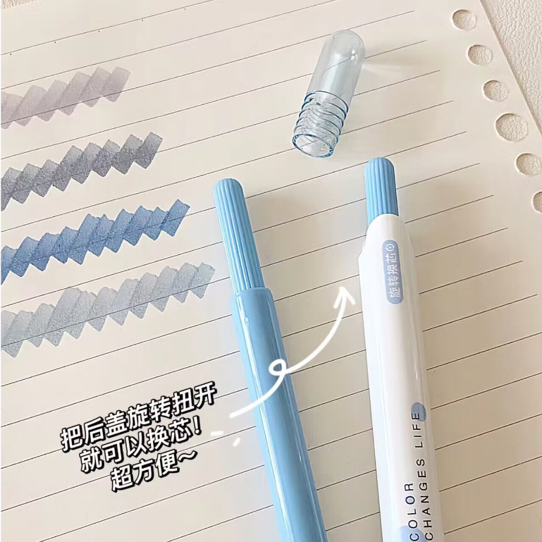 Set 12 Bút Lông Mềm Vẽ Màu Nước Graffiti Có Thể Nạp Lại