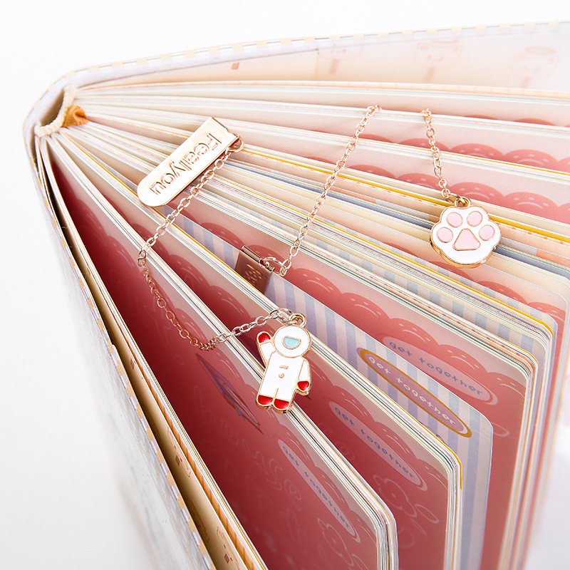 Dụng cụ đánh dấu trang sách thiết kế chuỗi dây sáng tạo