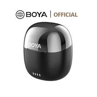 Boya by-wm3t micro không dây chống ồn có hộp sạc cho iphone android camera điện thoại di động phát trực tiếp