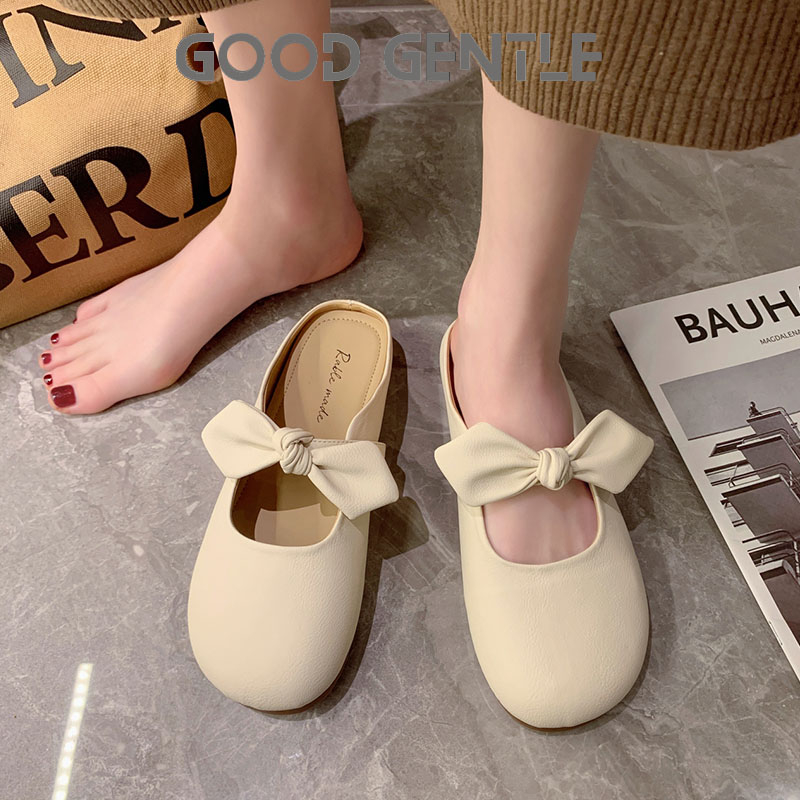 GG dép nữ dép sandal nữ2023 NEW Mùa hè Vintage England phong cách thiết lập Mary Jane đơn giày23073102