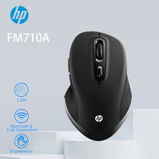Chuột Không Dây HP FM710A 2.4G Và Bluetooth Độ Phân Giải Cao 3DPI Cho Máy Tính