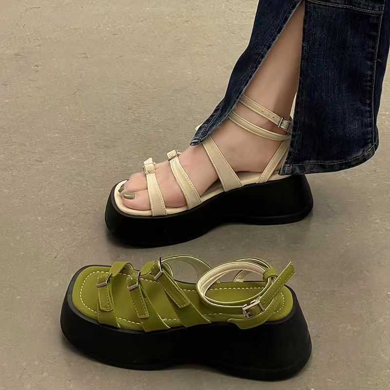 Dép thời trang nữ dép lê nàng tiên pháp để lộ ngón vết dép đi biển nữ