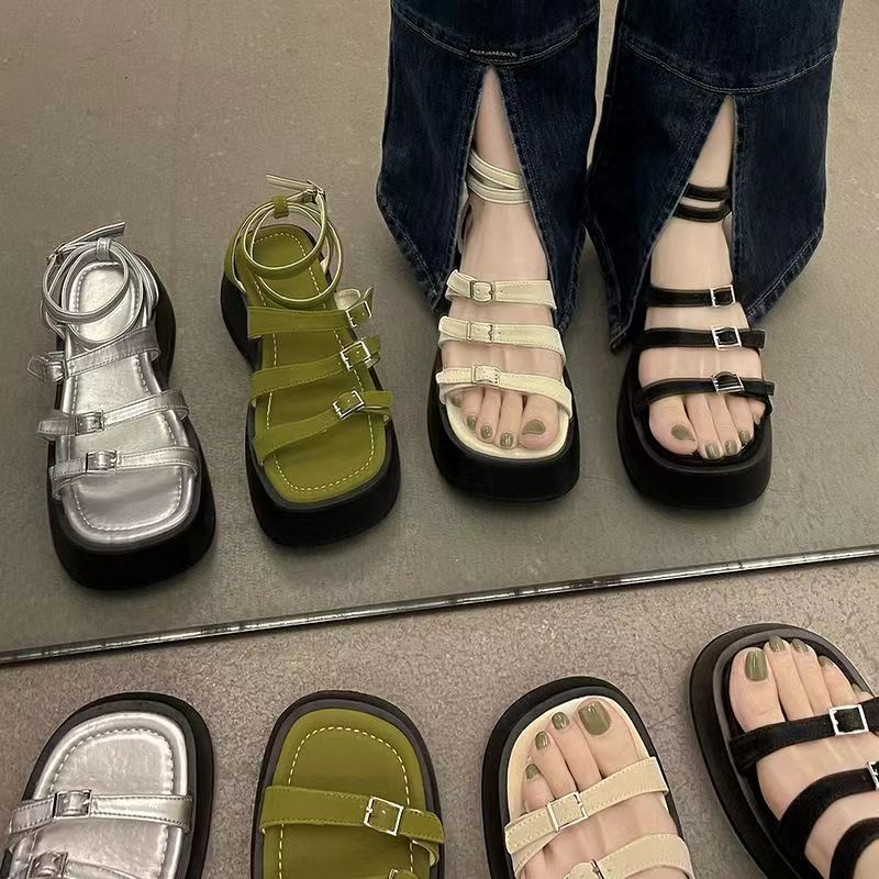 Dép thời trang nữ dép lê nàng tiên pháp để lộ ngón vết dép đi biển nữ