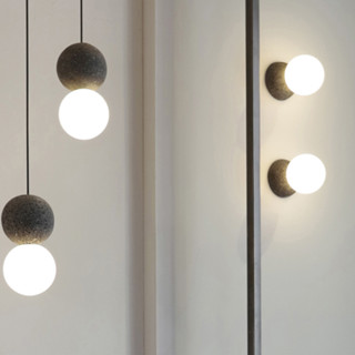 Đèn led Treo Trần Nhà Trang Trí Ban Công / Phòng Ngủ / Phòng Khách Hình Quả Cầu Thủy Tinh Kiểu Tối Giản Hiện Đại