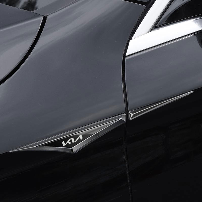 Mitsubishi ô tô thép không gỉ Blade tấm bên đánh dấu trang trí Sticker Attrage Mirage G4 Triton Xpander Pagero Xpander trang trí bên ngoài Bright Strip Sticker