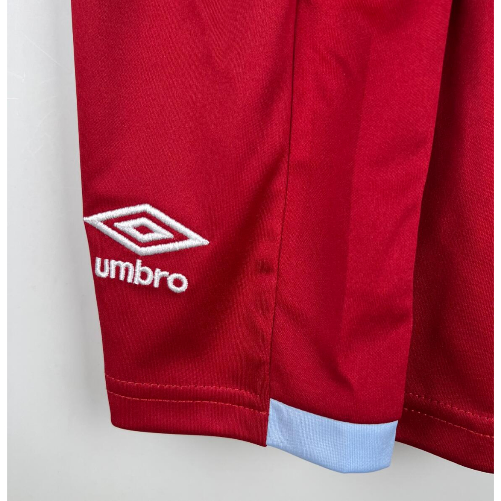 Bộ Quần Áo Bóng Đá Màu Đỏ Số 23 / 24 Đội Tây ham Trẻ Trung Năng Động Cho Bé