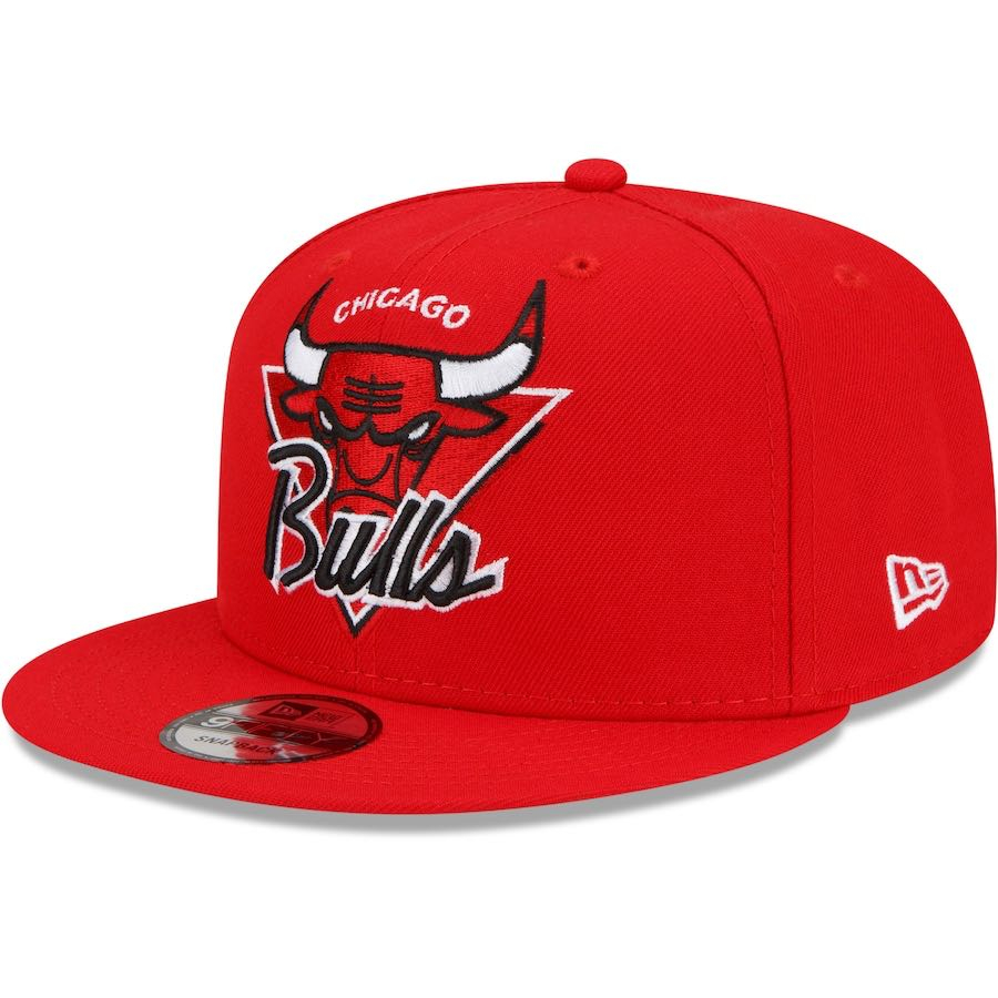 Nba Mũ Lưỡi Trai Màu Trơn Thêu Chữ Chicago Bulls Phong Cách Hiphop