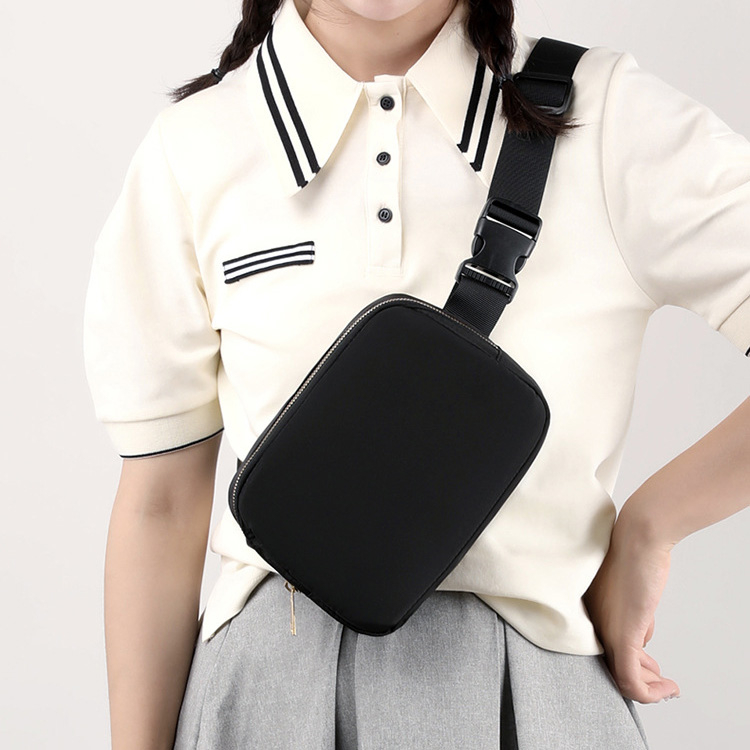 Túi Đeo Chéo Ngực Đựng Điện Thoại Bằng nylon kj255 Phong Cách Thể Thao Thời Trang Cho Nam Và Nữ