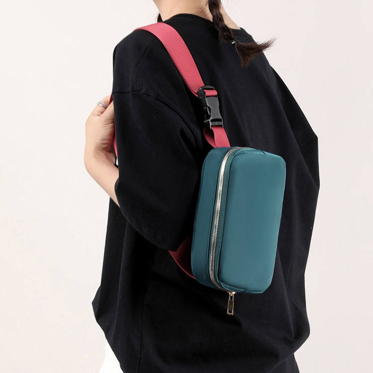 Túi Đeo Chéo Ngực Đựng Điện Thoại Bằng nylon kj255 Phong Cách Thể Thao Thời Trang Cho Nam Và Nữ