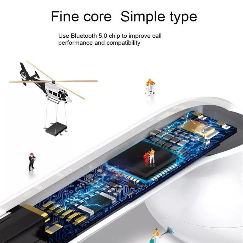 Inpods12 TWS tai nghe không dây bluetooth 5.0 không thấm nước bộ tai nghe nhạc sinh viên Hifi bộ tai nghe thể thao tai nghe bluetooth không dây