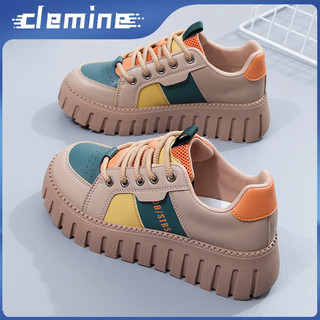 Clemine Giày Thể Thao Đế Dày 4.5cm Thoải Mái Nhiều Màu Sắc Cho Nữ