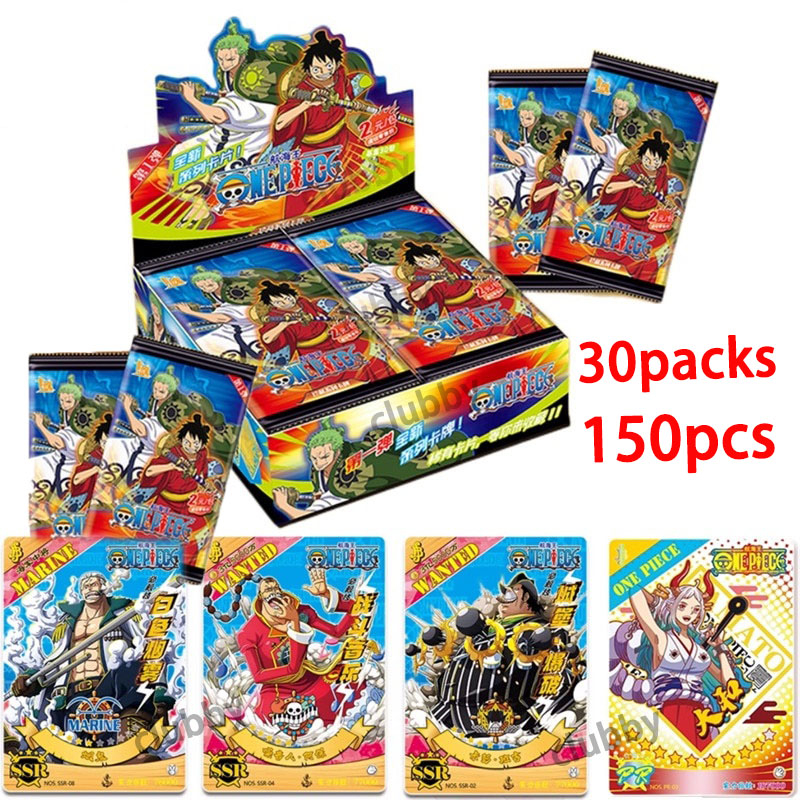 Bộ150 one piece thẻ anime luffy sanji LR ZR SSP nhân phẩm truy nã thẻ món quà sinh nhật