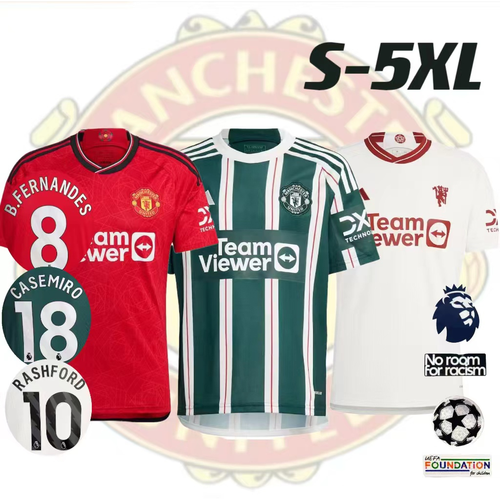 Áo Bóng Đá Dáng Rộng Size s-5xl 23-24 mu 24-48 Giờ Chất Lượng Cao