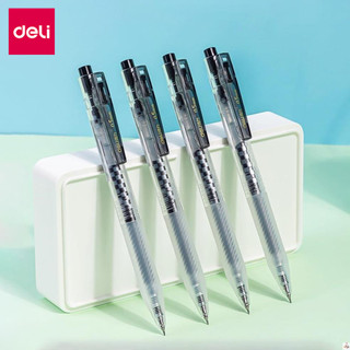 Deli bút bi mực đen ngòi 0.5mm