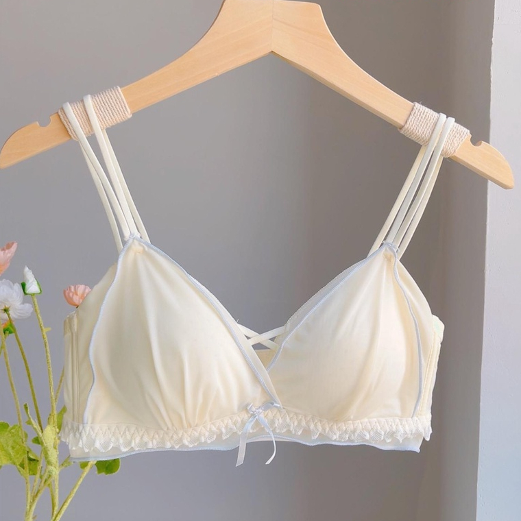 Áo Ngực Ren Mỏng Không Gọng Thép Chống Chảy Xệ Thoải Mái Có Thể Điều Chỉnh Cho Nữ