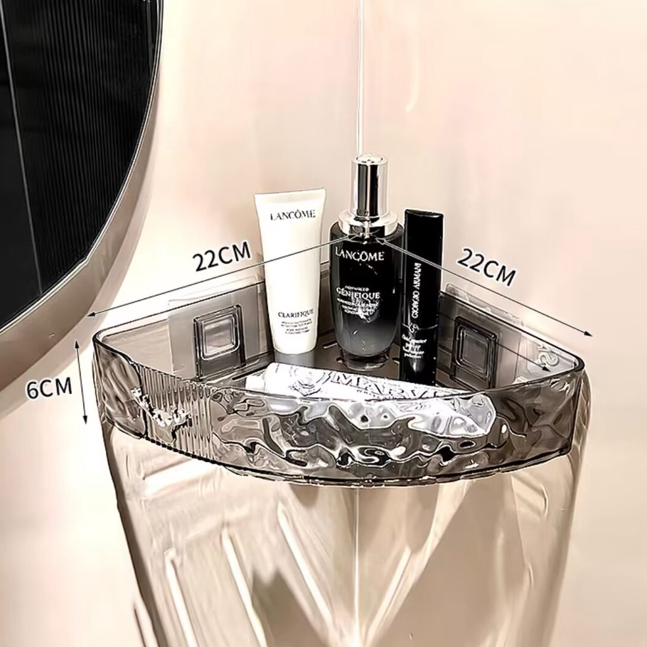 Kệ Đựng Đồ Dùng Nhà Tắm Hình Tam Giác Đa Năng Bằng acrylic