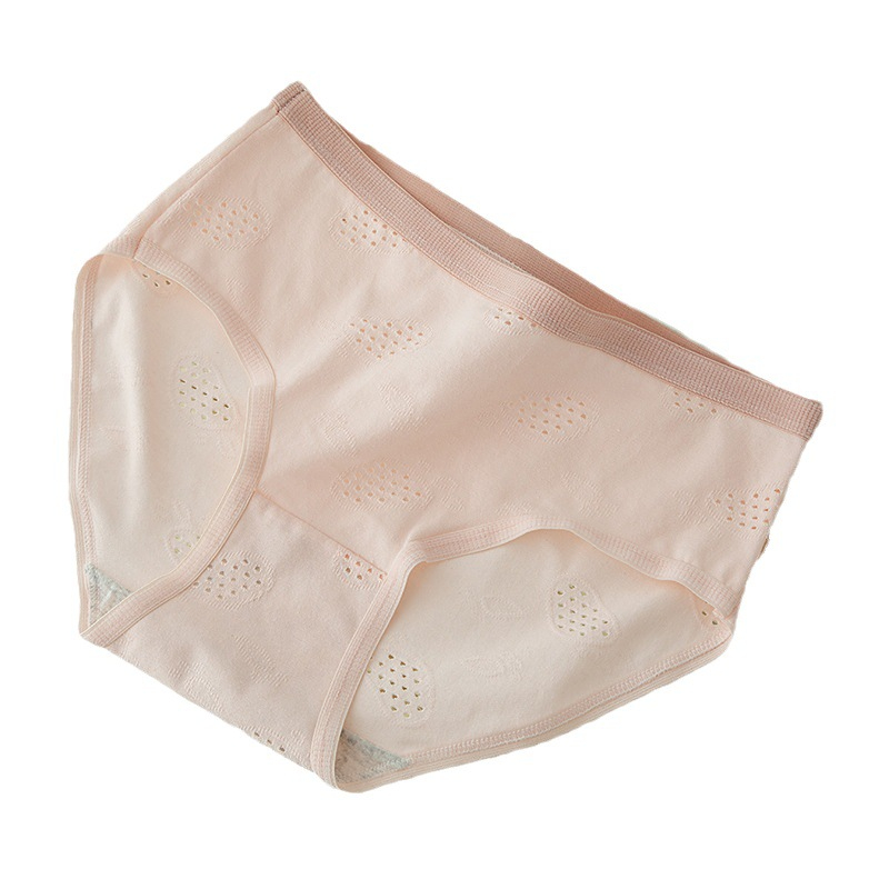 Quần Lót cotton Mềm Mại Lưng Vừa Thoáng Khí Thoải Mái Cho Nữ