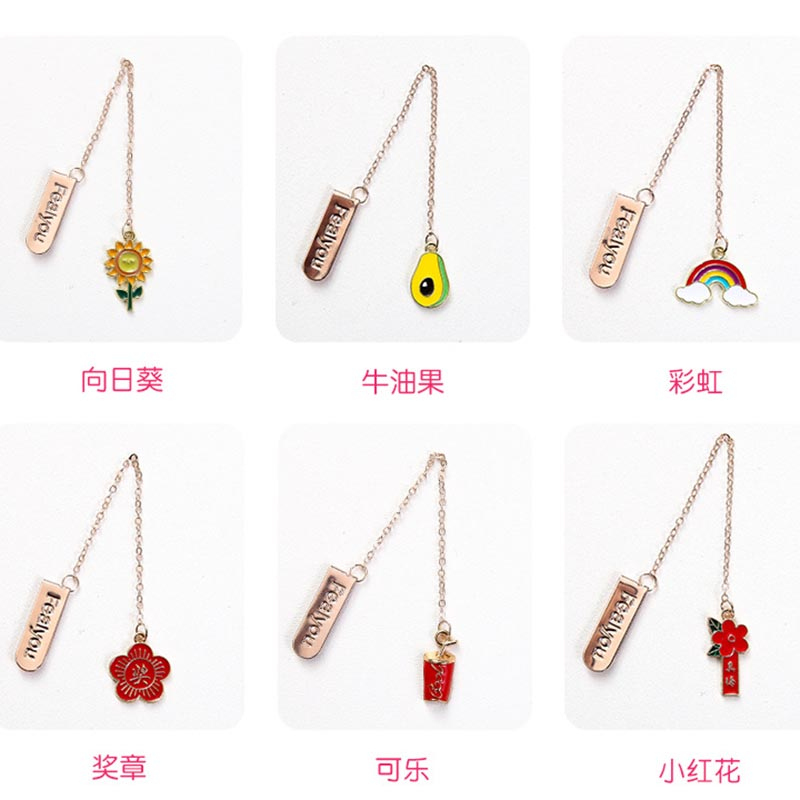 Dụng cụ đánh dấu trang sách thiết kế chuỗi dây sáng tạo