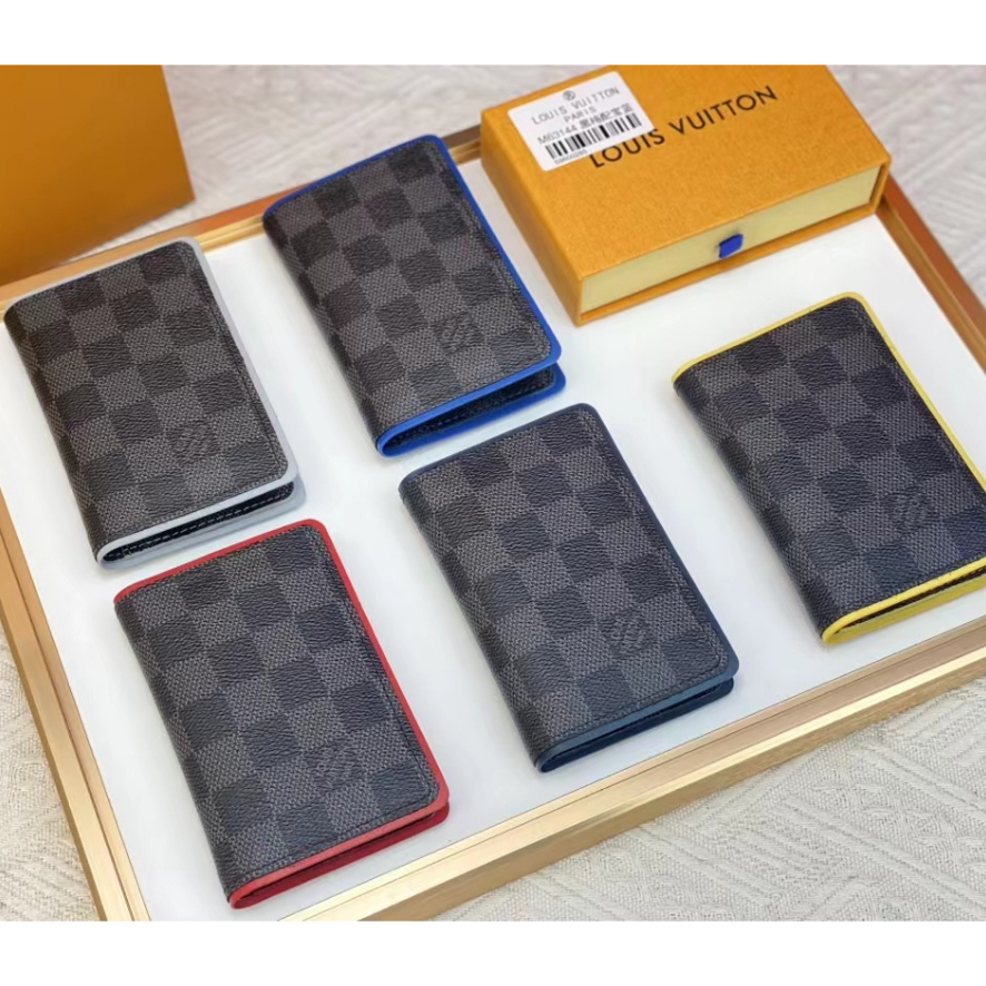 LV/Louis Vuitton 100% Ví mới chính hãng, Túi thẻ chung cho nam và nữ M30301 [Có hộp]