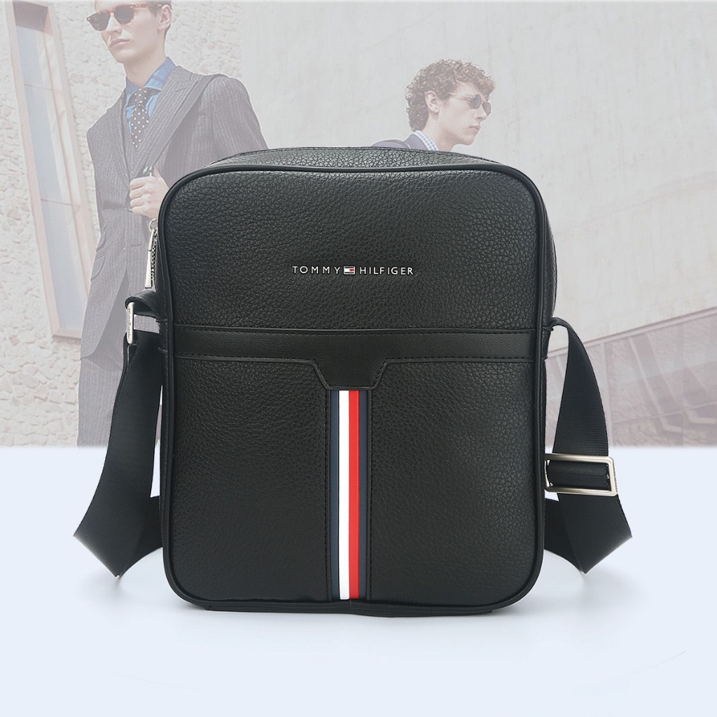 Tommy Túi Da Đeo Vai Thời Trang Dành Cho Nam