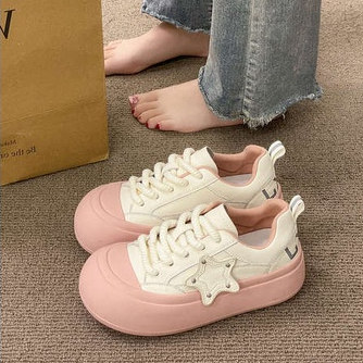 Giày Bánh Mì Tăng Chiều Cao Siêu Nhẹ Phong Cách retro Thời Trang Mới 2023 Cho Nữ