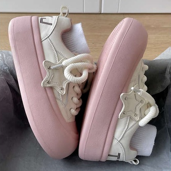 Giày Bánh Mì Tăng Chiều Cao Siêu Nhẹ Phong Cách retro Thời Trang Mới 2023 Cho Nữ