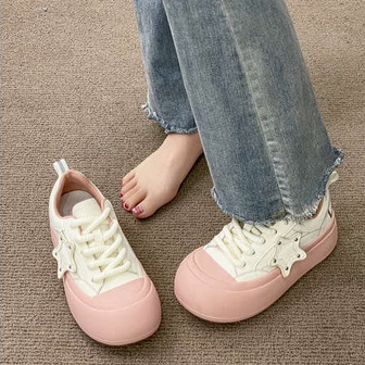 Giày Bánh Mì Tăng Chiều Cao Siêu Nhẹ Phong Cách retro Thời Trang Mới 2023 Cho Nữ