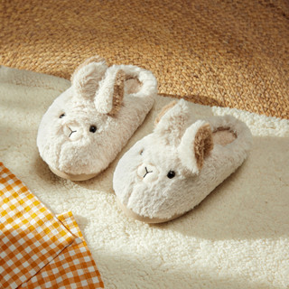 Cheerful Mario Dép Bông Đi Trong Nhà Hình Thỏ Hoạt Hình Dễ Thương Cho Bé Gái