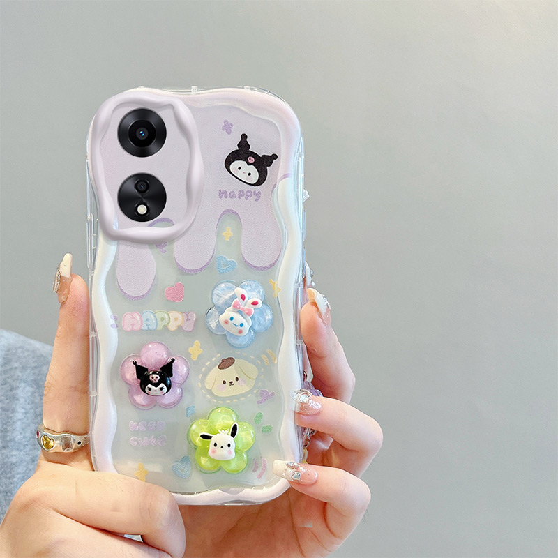 Ốp Điện Thoại Trang Trí Búp Bê Xinh Xắn Cho oppo a58 4g a78 4g