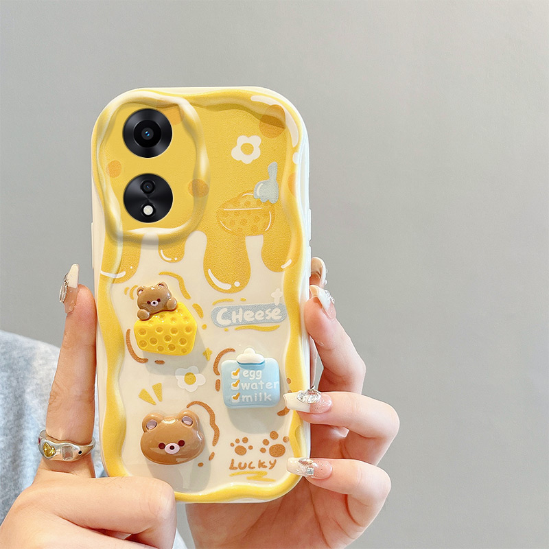 Ốp Điện Thoại Trang Trí Búp Bê Xinh Xắn Cho oppo a58 4g a78 4g