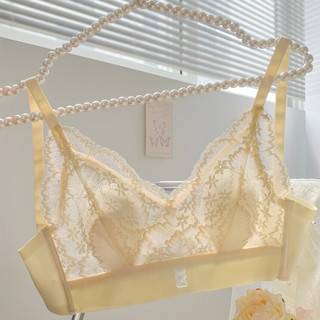 Áo ngực ren mỏng không gọng thép không gọng kiểu pháp ngọt ngào cho nữ