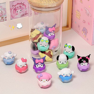 Sanrio Mô Hình Đồ Chơi Nhân Vật Hoạt Hình Kem kuromi mini