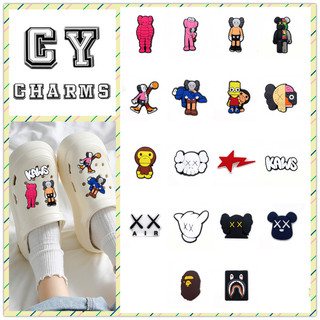 Phụ kiện trang trí giày kwas graffiti series hoạt hình cổ điển cho guốc cros guốc diy bán sỉ