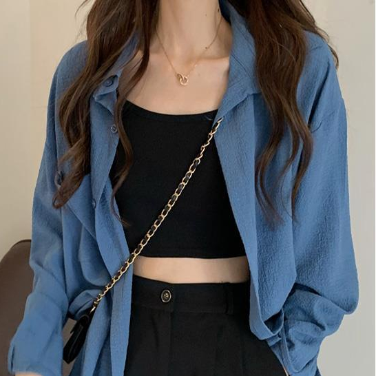 Jashucheng Áo Khoác Sơ Mi Mỏng Chống Nắng Dáng Rộng Thời Trang Mùa Hè 2023 Phong Cách Mới Cho Nữ