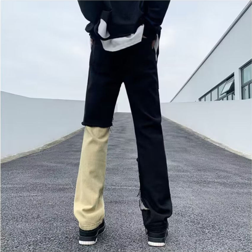 Mới Quần jeans Dài Phong Cách hip hop Thời Trang Cho Nam Và Nữ