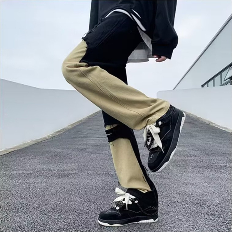 Mới Quần jeans Dài Phong Cách hip hop Thời Trang Cho Nam Và Nữ