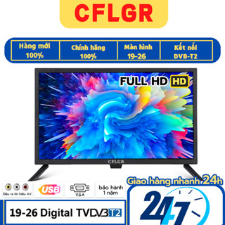 Clgr tv Kỹ Thuật Số 20inch 22inch 23inch 24 inch Màn Hình Phẳng 26 inch Tivi hd Tf & hdmi & av Buick in dvb-t2 Và Phụ Kiện