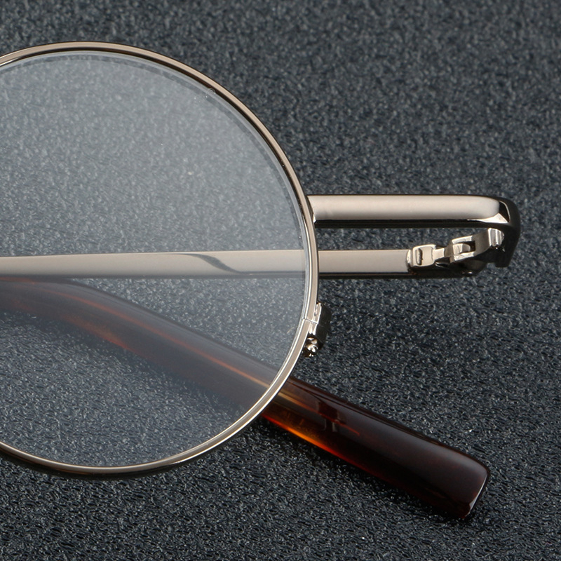 Mắt Kính Gọng Tròn Nhỏ Bằng Titan Nguyên Chất Phong Cách vintage Nhật Bản 6801
