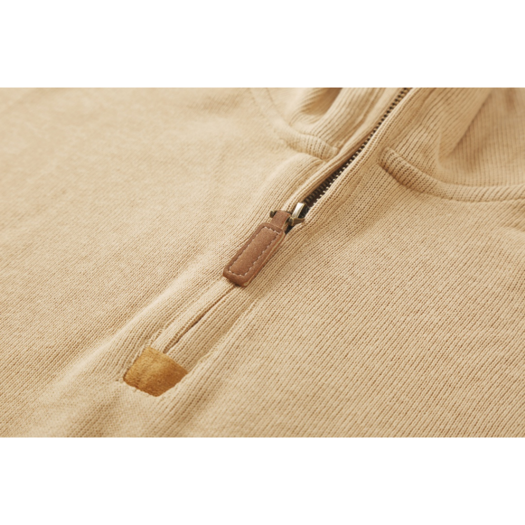 Áo sweater Thêu Nửa zip Nửa Thân Của Ralphlauren Cho Nam Và Nữ