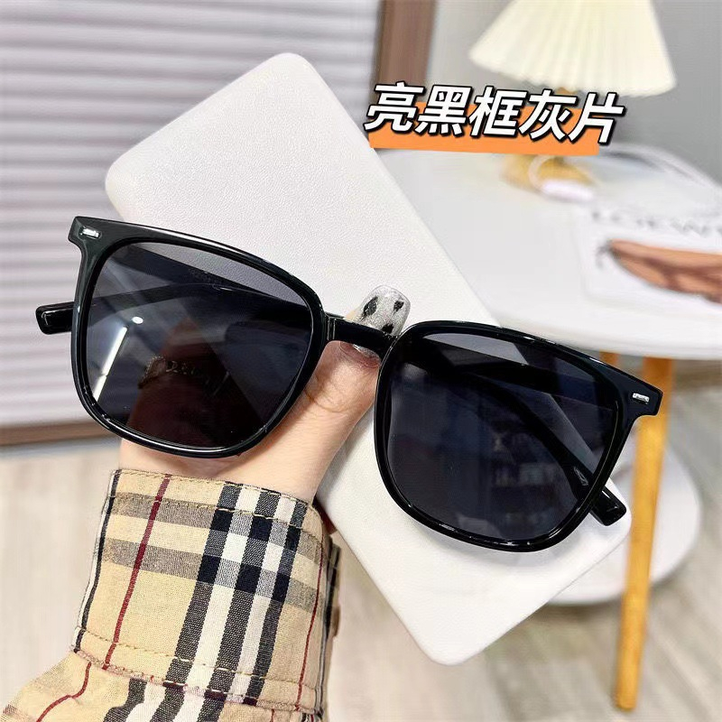 Kính Mát Gọng Vuông Chống Tia uv400 Thời Trang Hàn Quốc Cho Nam